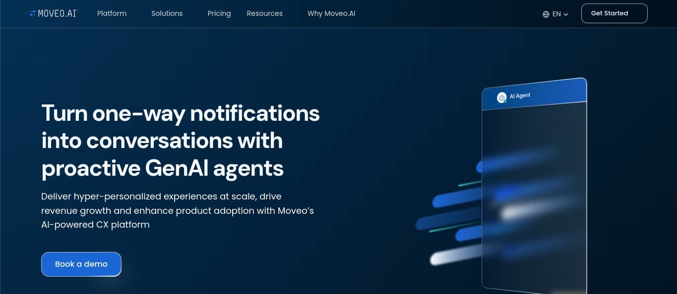 Moveo AI Homepage