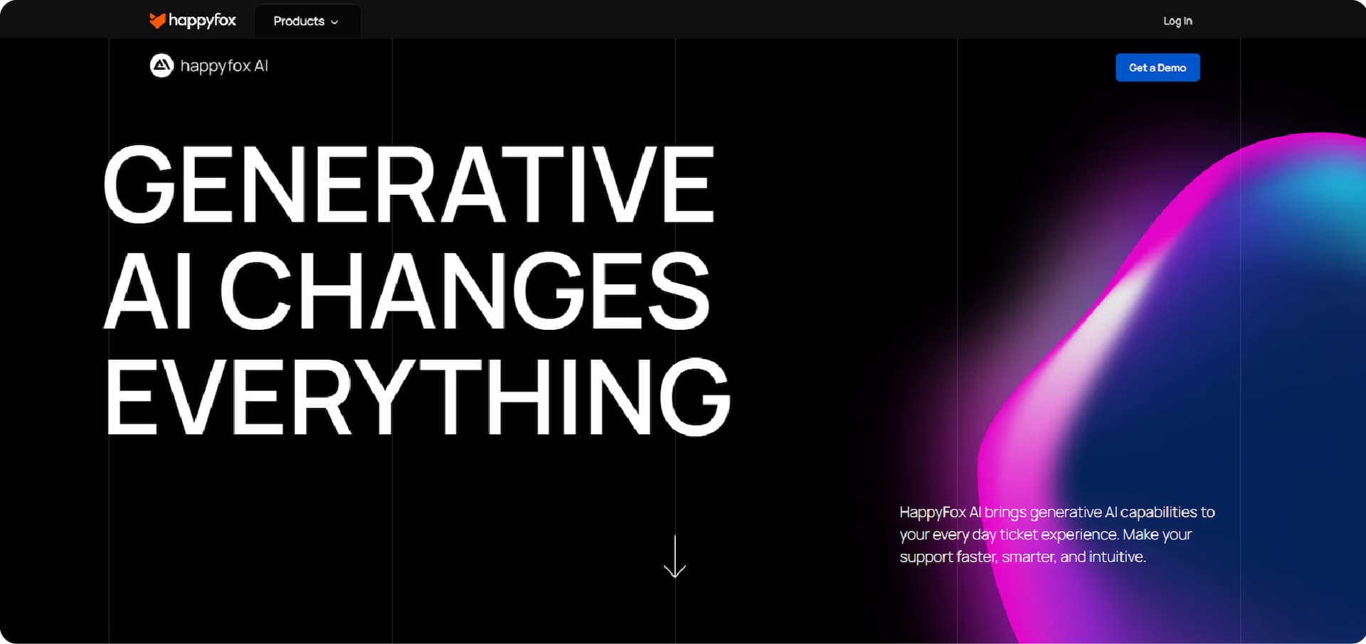 Happyfox AI Homepage