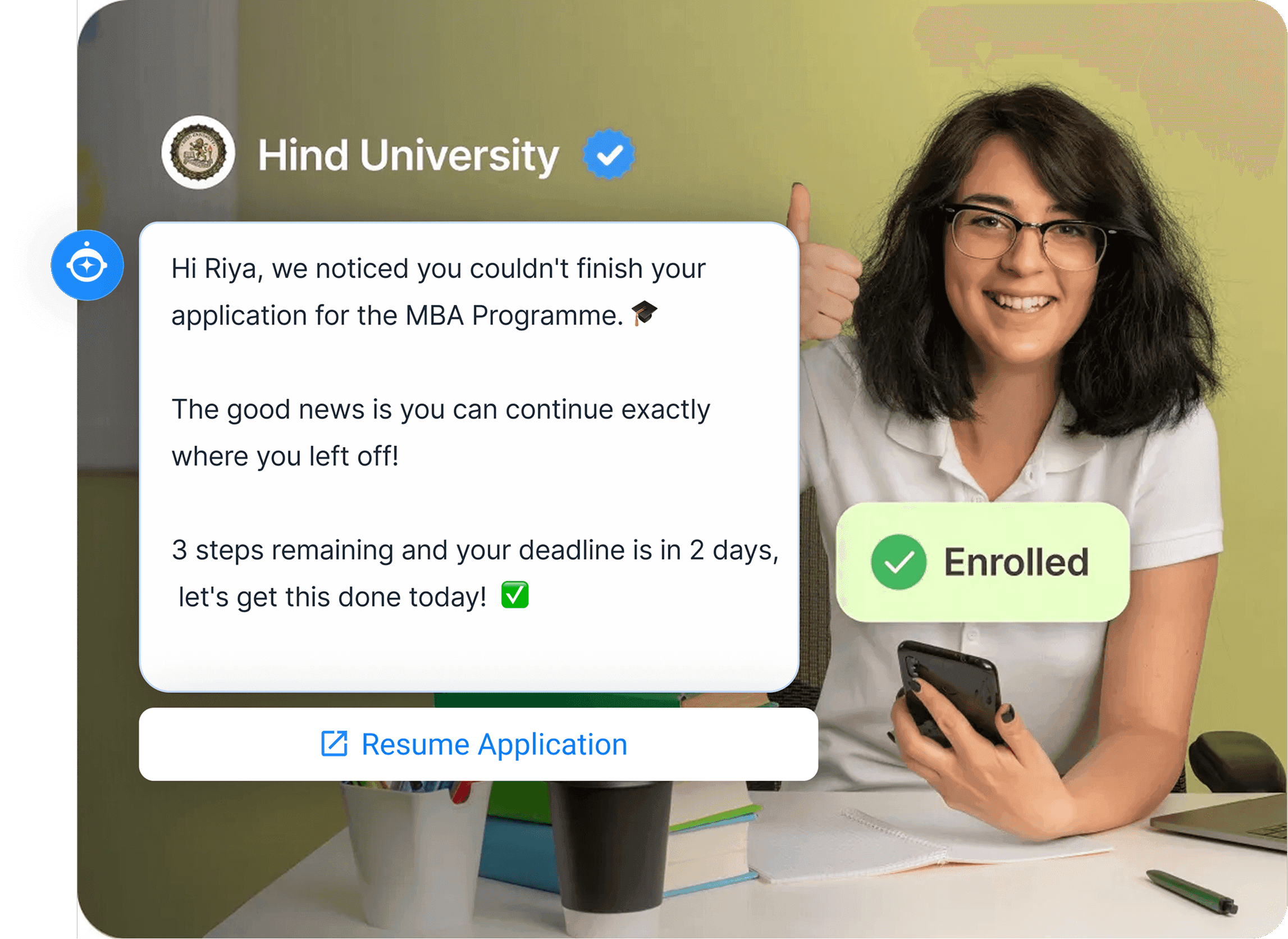 Admissions & application completion