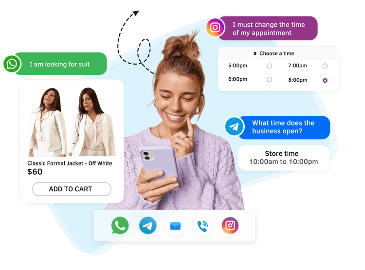 24/7 multi-channel support Agent