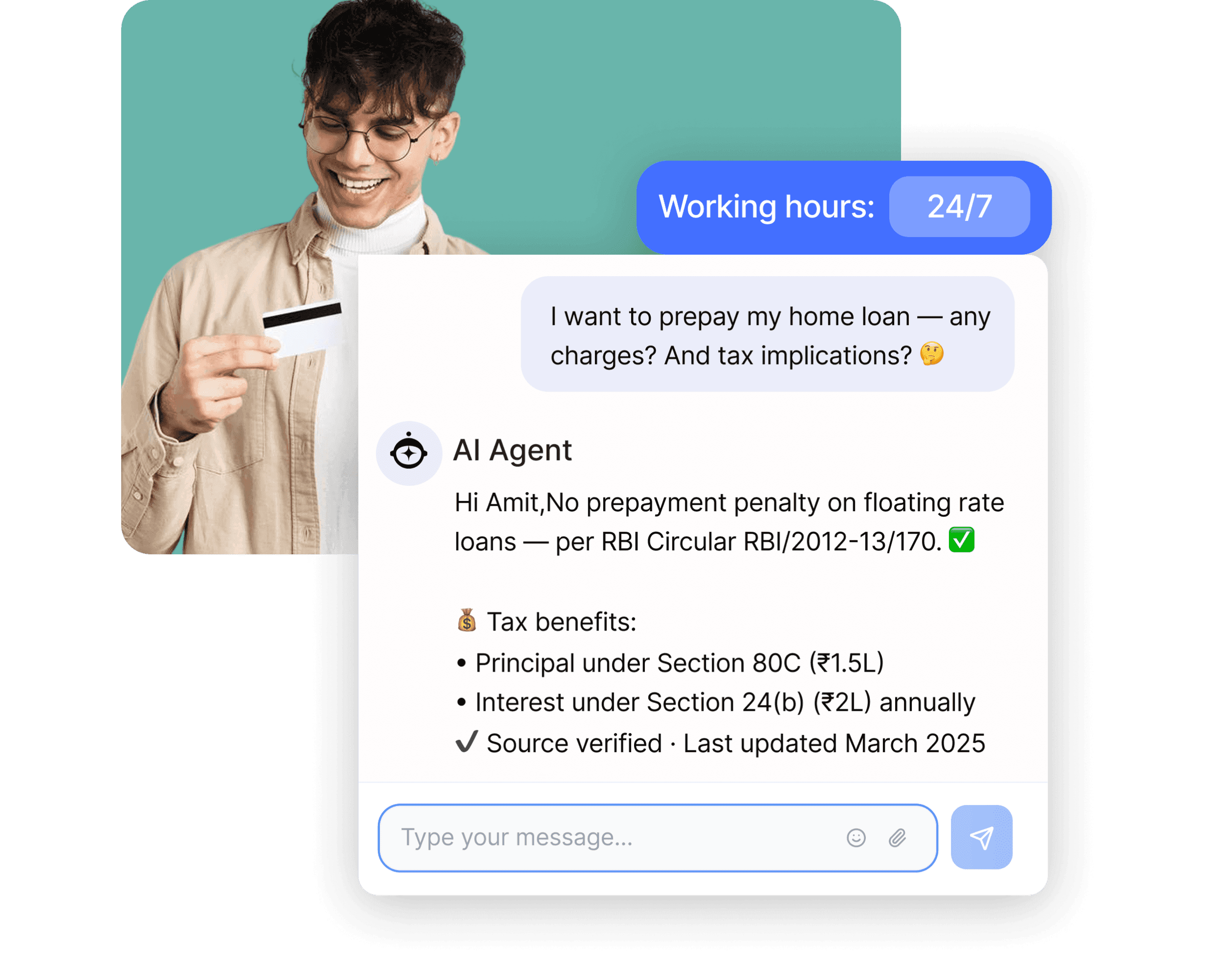 24×7 regulatory & product support agent
